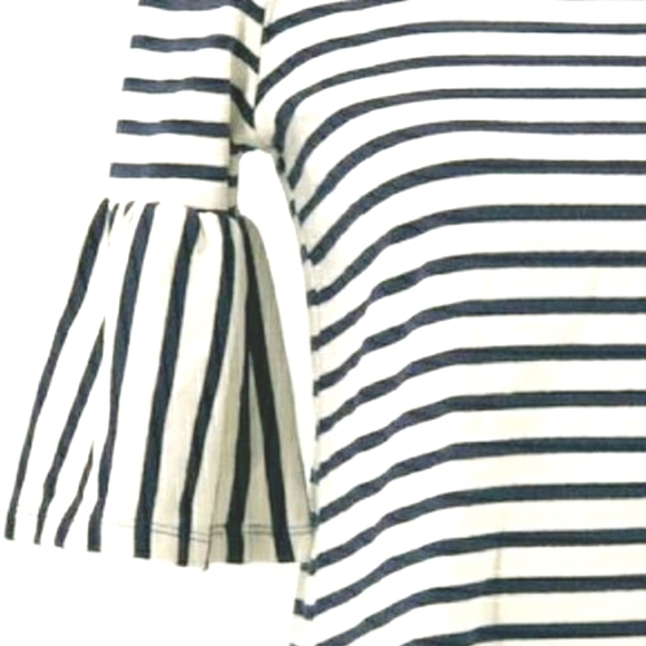 Anthropologie W5 Striped Nautical Top Bell Sleeves Size Small - Picture 7 of 8